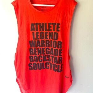Soulcycle X Training Tank Women’s / Nike Muscle Size XS Red NWT MSRP $64.00